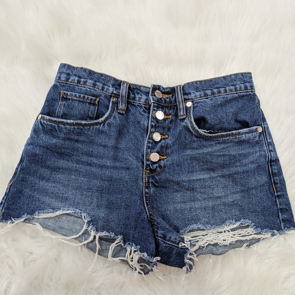 Highwaist jean shorts